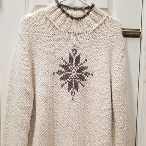 Ralph Lauren Snowflake Wool Alpaca Sweater Size M